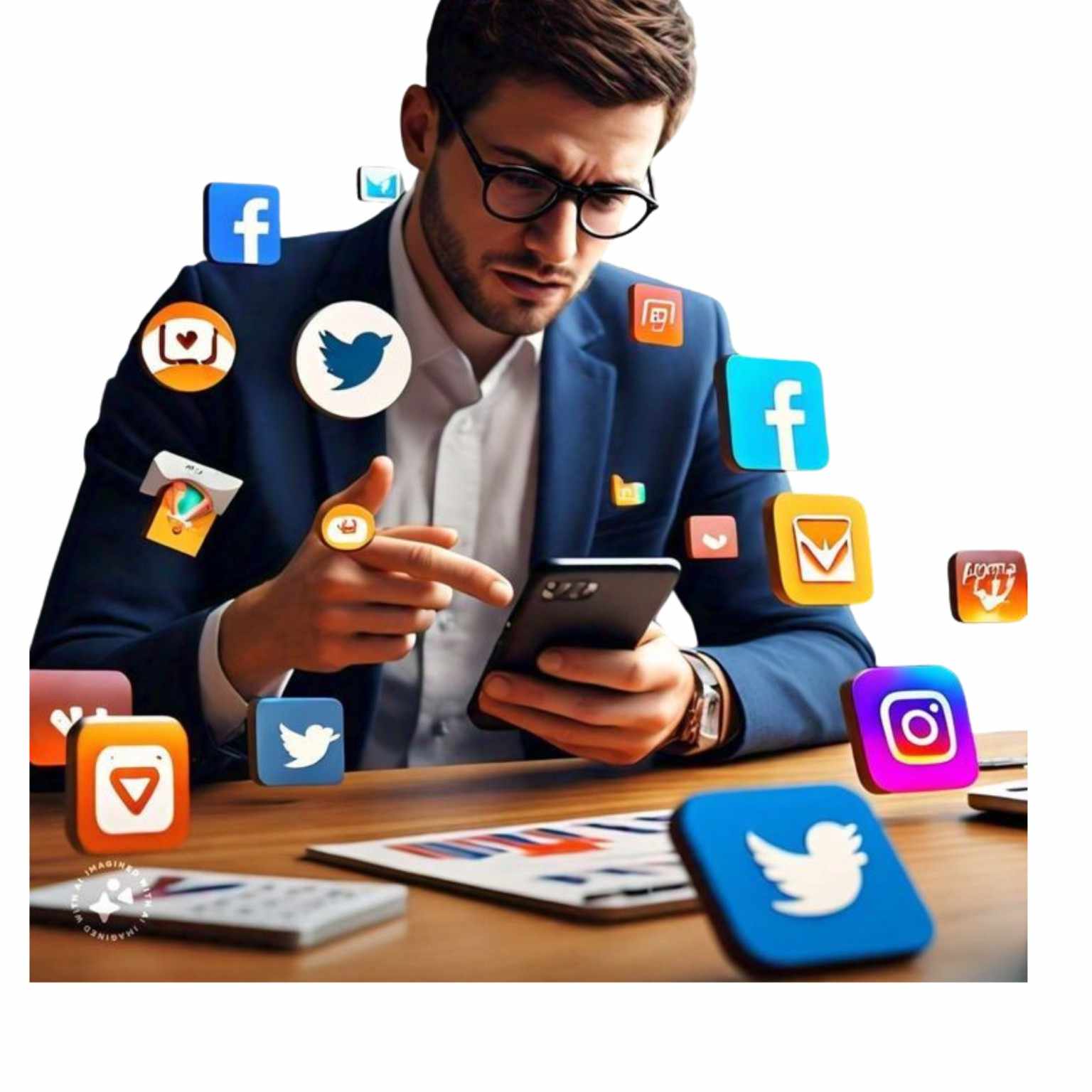 Social Media Instagram,Facebbok